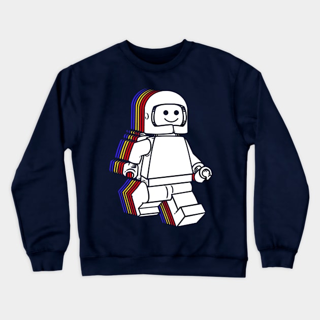 SPACE MAN Crewneck Sweatshirt by blairjcampbell